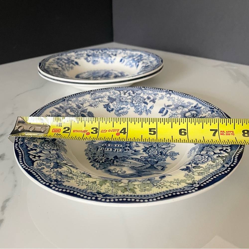 SET of 3 Tonquin Soup / Salad Bowls - Royal Staffordshire - Picture 6 of 7